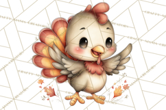 Country Farm Clipart PNG, Barnyard Animals Rustic Elements Product Image 3