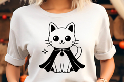 Count Cat cute Halloween SVG Product Image 1