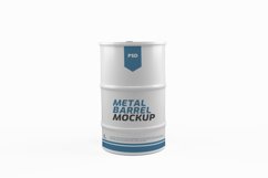 Metal Barrel Mockup Product Image 2