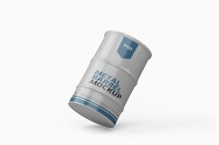 Metal Barrel Mockup Product Image 4