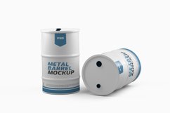 Metal Barrel Mockup Product Image 11