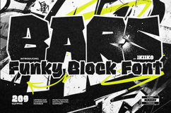 Bars - Funky Block Font Product Image 1