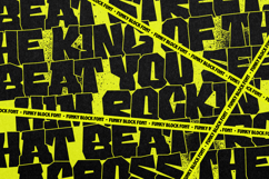 Bars - Funky Block Font Product Image 6