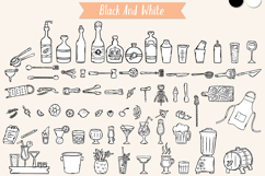 Bartender Doodles | Hand Drawn Bar tending tools | Mixology Product Image 5