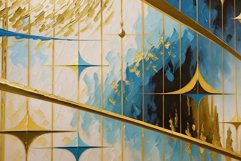 Abstract Gold Oil Painting Animated Product Image 1