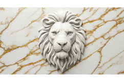 Lion Head Relief Wall Art Collection Product Image 3