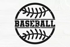 Baseball SVG Cut File, Sports PNG, Monogram Svg, Shirt Svg Product Image 2