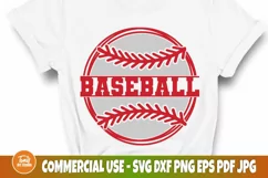 Baseball SVG cut file, Sports Svg, Baseball Shirt Svg Files Product Image 3
