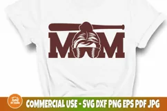 Baseball Mom SVG, Softball Mom Life PNG, Svg Cut File Product Image 3