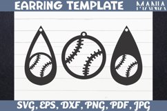 Sports Earrings Template Bundle Product Image 3