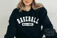 Baseball All Day SVG - Baseball Mama Shirt - Baseball Mom Product Image 4