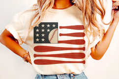 American Flag Baseball PNG, USA Baseball PNG, Patriotic PNG Product Image 2