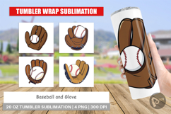 Tumbler Baseball Glove Product Image 1