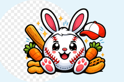Baseball Ball Easter Day Png Product Image 1