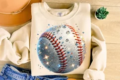 Glitter Baseball Ball PNG, Baseball PNG Sublimation, Sports Product Image 3