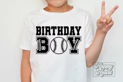 Baseball Birthday Boy SVG - Baseball Theme Shirt PNG Product Image 3