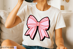 Baseball Bow SVG PNG T-shirt Design Product Image 2