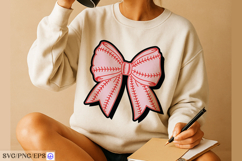 Baseball Bow SVG PNG T-shirt Design Product Image 3