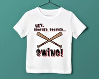 Baseball Brother SVG, Hey Brother Bats SVG, Swing SVG Boy Product Image 2