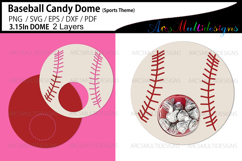 Baseball Candy dome Product Image 1