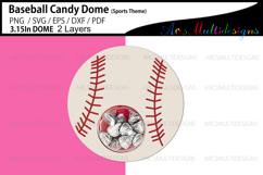 Baseball Candy dome Product Image 2