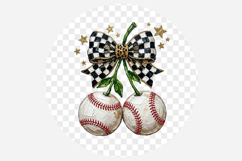 Baseball Cherries Coquette PNG Product Image 2