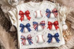 Baseball Coquette Bow PNG, Baseball Game Day PNG, Sports Mom Product Image 2