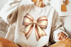 Baseball Coquette PNG, Baseball Bow PNG Sublimation, Sports Product Image 2