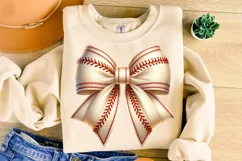 Baseball Coquette PNG, Baseball Bow PNG Sublimation, Sports Product Image 3