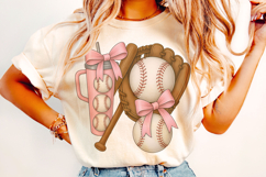 Baseball PNG Sublimation, Baseball Coquette PNG, Game Day Product Image 2