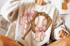 Baseball PNG Sublimation, Baseball Coquette PNG, Game Day Product Image 1