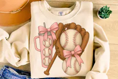 Baseball PNG Sublimation, Baseball Coquette PNG, Game Day Product Image 4