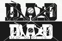 Baseball Dad SVG Cut File, Sports Shirt, Softball Svg, Png Product Image 1