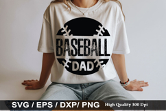Baseball Dad - Baseball SVG Design Product Image 1