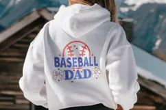Father’s Day Funny Baseball Dad PNG SVG T-shirt Design Product Image 3
