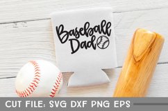 Baseball Dad, Baseball, Hand Lettered SVG Product Image 2