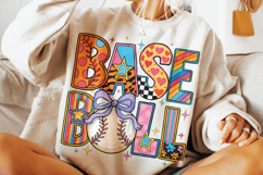 Baseball PNG, Preppy Baseball, Baseball Mom PNG, Game Day Product Image 3