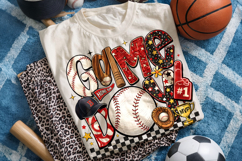 Baseball Game Day PNG, Baseball Mama PNG, Retro Baseball PNG Product Image 2