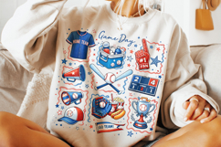 Baseball Game Day PNG, Baseball Doodles PNG, Baseball Mama Product Image 4