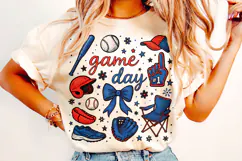 Baseball PNG Sublimation, Baseball Coquette PNG, Game Day Product Image 2