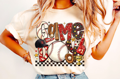 Baseball Game Day PNG, Baseball Mama PNG, Retro Baseball PNG Product Image 3