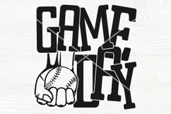Baseball Game Day SVG Cut File, Sports Svg, Png, Dxf, Eps Product Image 1