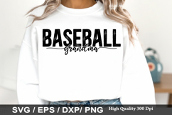 Baseball SVG Design - Baseball Grandma Product Image 5