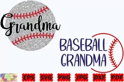 Baseball Grandma SVG | Baseball SVG | Sport SVG |Grandma SVG Product Image 2