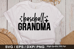 Baseball Grandma SVG - Baseball Design Product Image 1