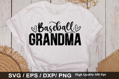 Baseball Grandma SVG - Baseball Design Product Image 1