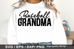 Baseball SVG Design - Baseball Grandma Product Image 4