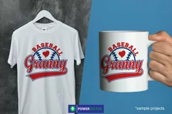 Baseball Granny Svg Png | Grandma Png for Sublimation Product Image 2