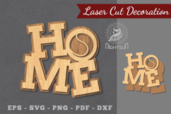 Baseball Home Laser Cut Decoration Product Image 1