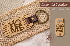 Baseball Home Laser Cut Keychain SVG Product Image 1